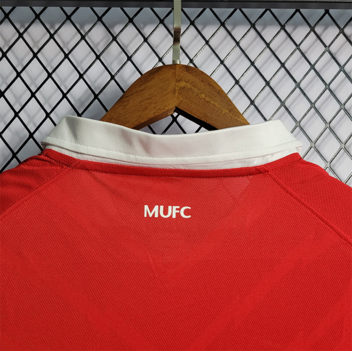 Retro 10-11 home  Manchester United  soccer jersey size S-2XL Soccer Jersey