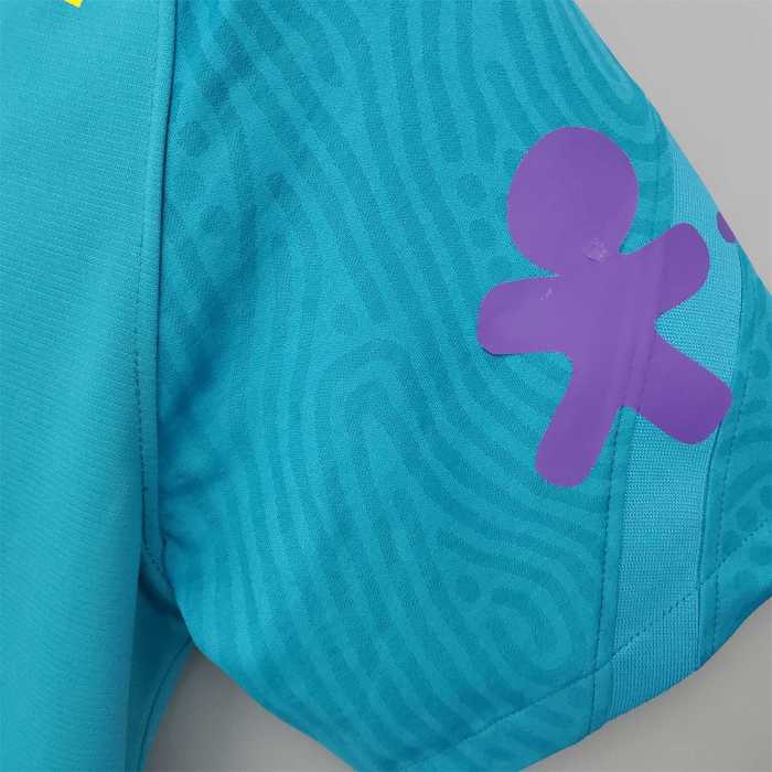 Retro 2021 Brazil Training Suit Blue S-XXLSoccer Jersey Football Shirt