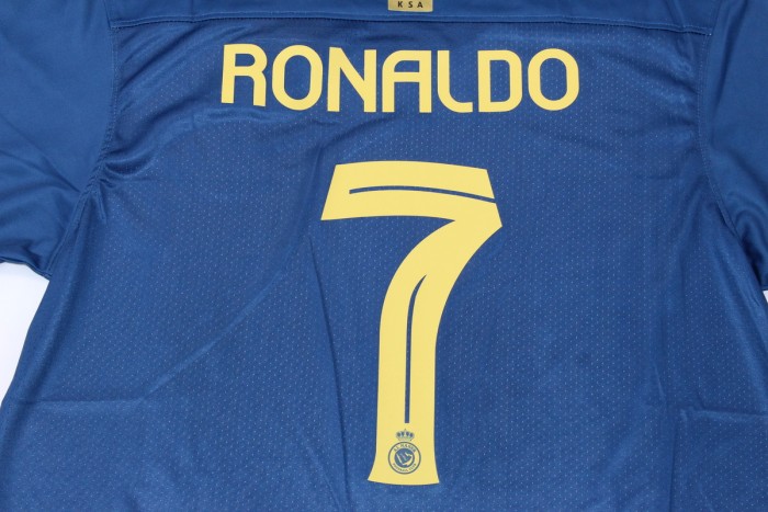 US$ 17.55 | Fans Version dark blue 2022-2023 Al Nassr RONALDO #7 away  Soccer Jersey Football Shirt Sale