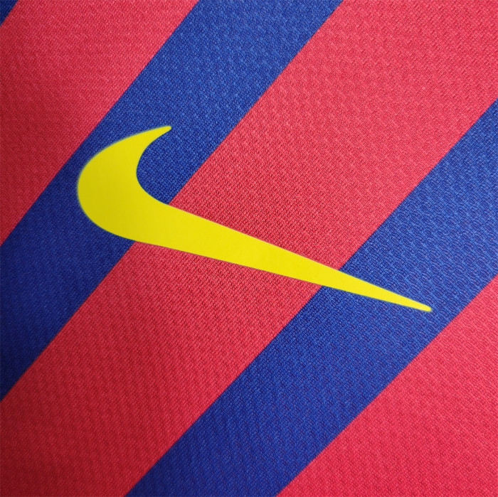 Long Sleeve11-12 Barcelona    home Soccer Jersey ShortsLong Sleeve