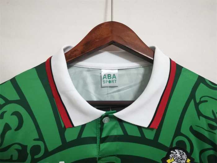 Retro shirt 1998 Mexico away long sleeve Sersey size S-2XL