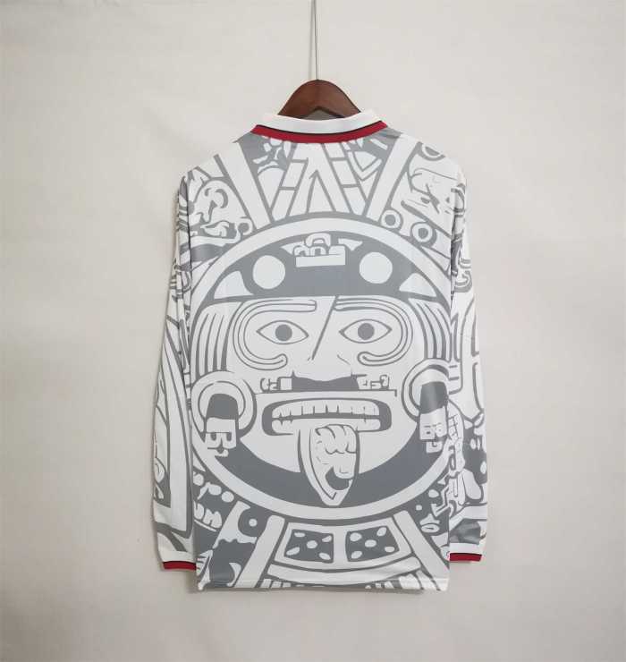 Retro shirt 1998 Mexico away long sleeve Sersey size S-2XL