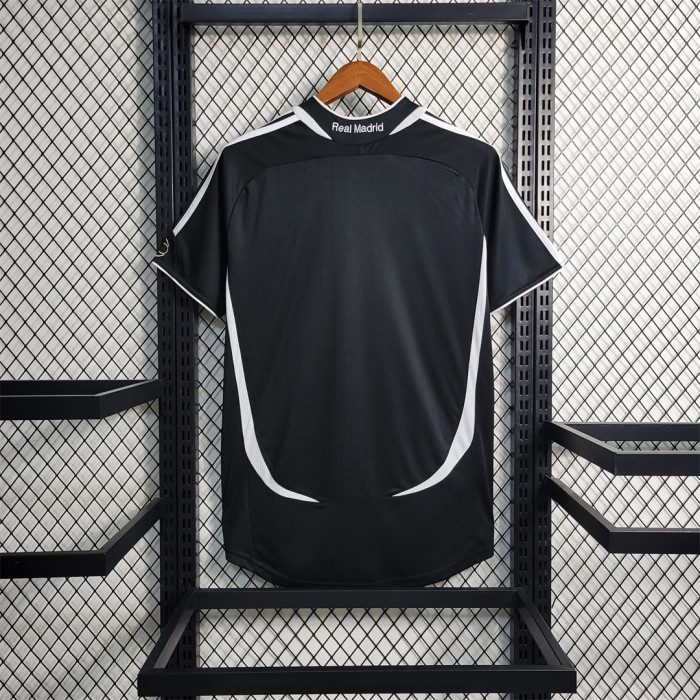 Copy 06-07 Real Madrid  away third  away Long Sleeve  Size S-XXL   Soccer Jersey
