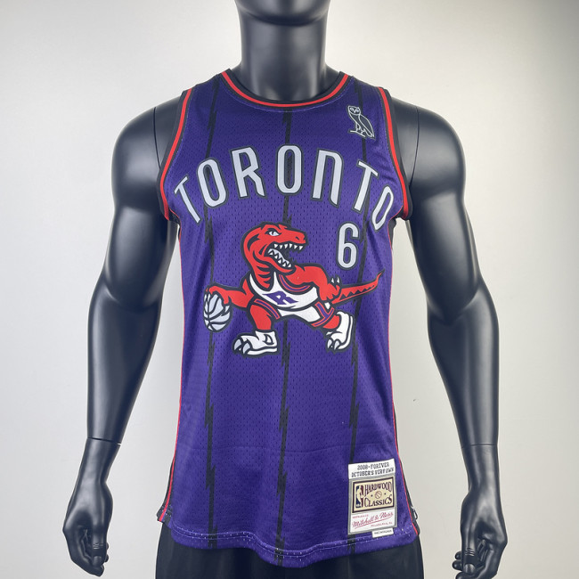 #6 Know Yourself Raptors x M&N jersey purple (heat pressed)
