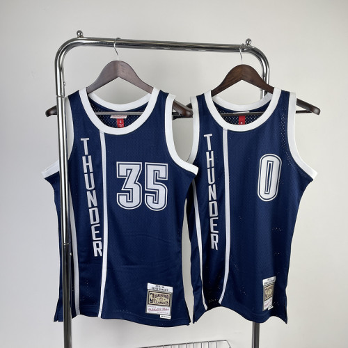 #35 Durant OKC 2015-16 M&N jersey blue (heat pressed)