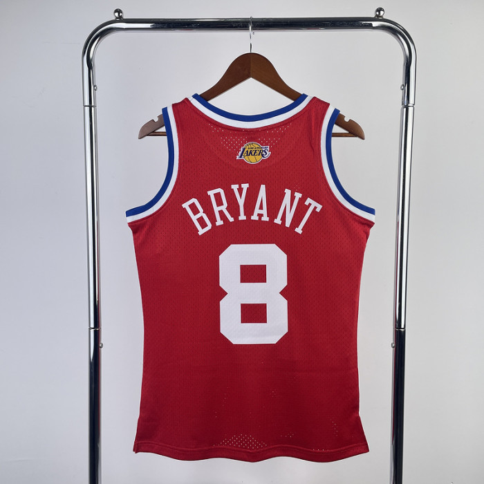 #8 Kobe Bryant 2003 All star games jersey red (heat pressed)