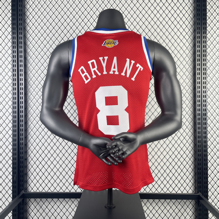 #8 Kobe Bryant 2003 All star games jersey red (heat pressed)