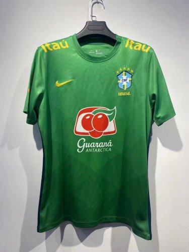 Brazil Green Short Sleeve Training Soccer Jersey