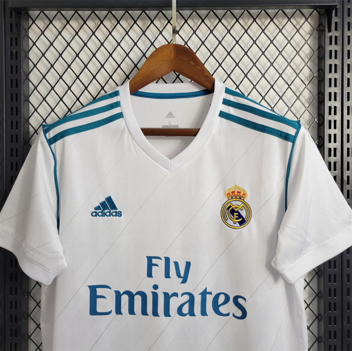 US$ 18.85 | 2017-18 REAL MADRID HOME WHITE JERSEY Football Shirt Sale
