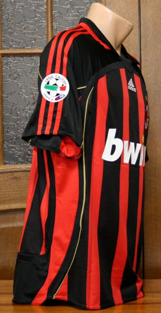 Retro 06-07 AC Milan home Soccer Jersey   s-2xl