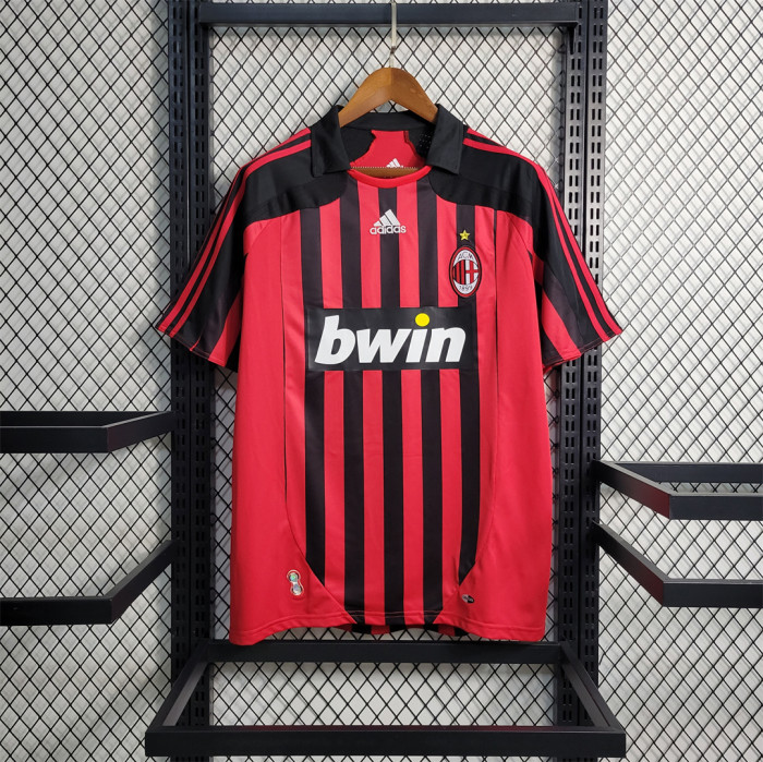 Retro 07-08 ACM home Soccer Jersey   s-2xl