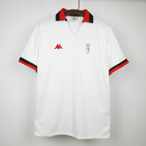 Retro 1989/90 AC Milan away soccer jersey S-XXL
