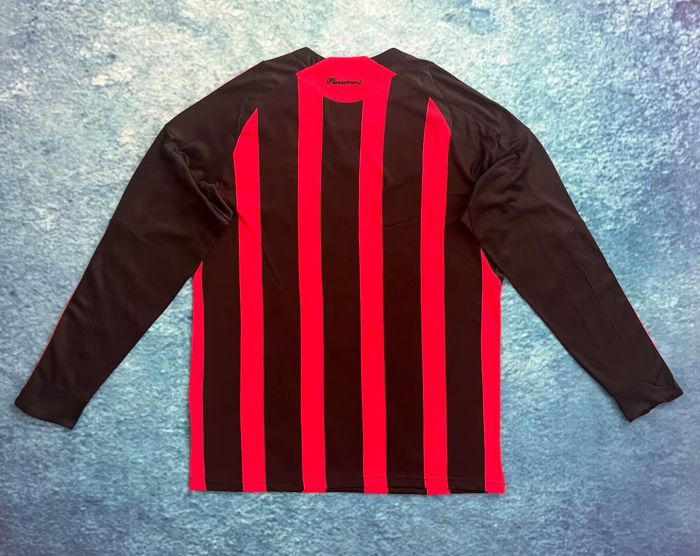 AC milan 08-09 LONG SLEEVE  Soccer Jersey