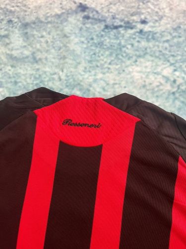 AC milan 08-09 LONG SLEEVE  Soccer Jersey