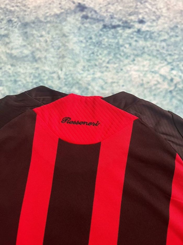AC milan 08-09 LONG SLEEVE  Soccer Jersey
