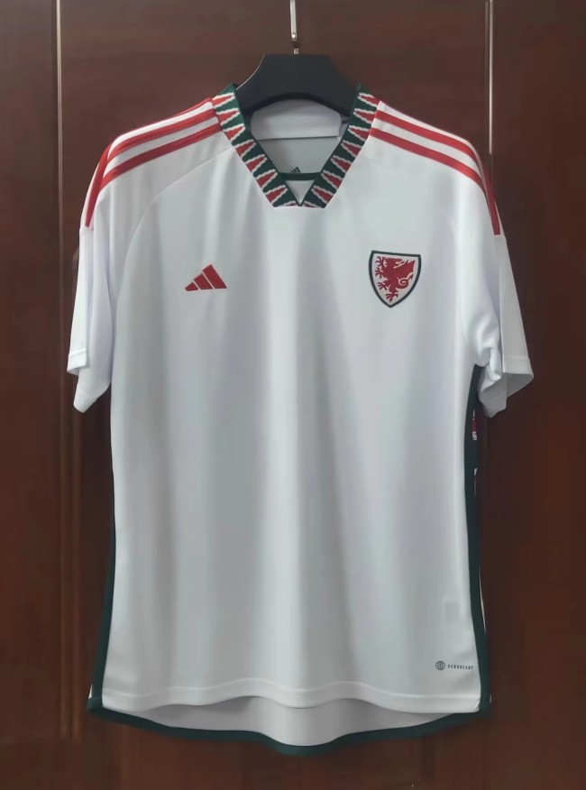 size S-4XL 22-23 Wales World Cup away soccer jersey