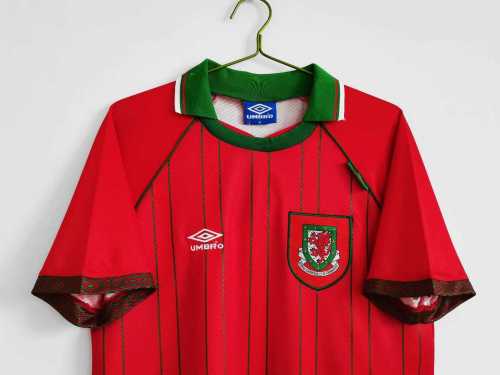 1994/96 Wales homeWorld Cup  soccer jersey