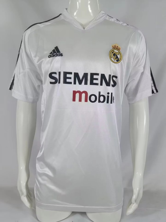 Retro 04-05 Real Madrid home socer jersey size S-2XL