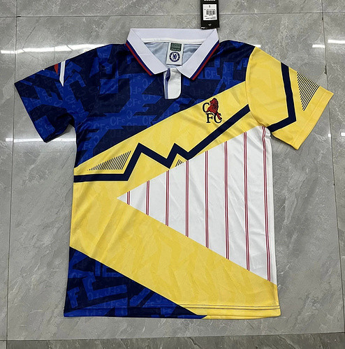 Retro 90 Chelsea yellow jersey size S-2XL