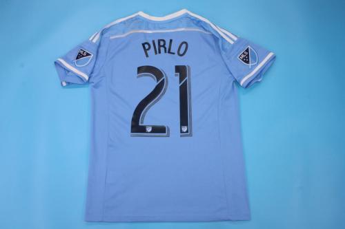 Player version 21 Pirlo Jersey 2015 2016 New York city Home s-xxl