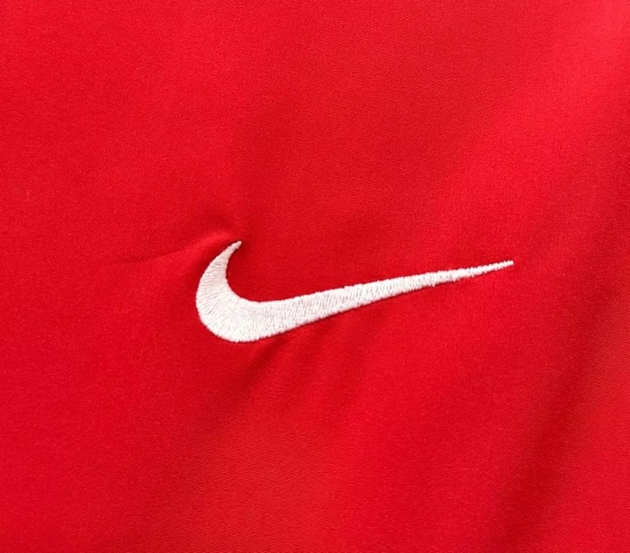 Retro 02-04 MAN UTD home long sleeves soccer jersey size S-2XL