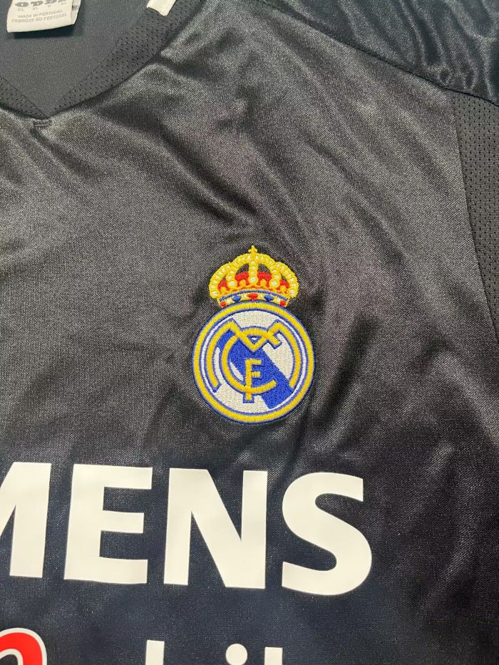 Retro jersey Real Madrid  2004-2005 black away long sleeve S-XXL