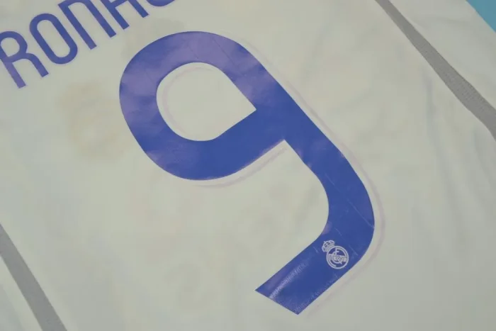 Retro Jersey 2006-2007 Real Madrid    #9 RONALDO Home Soccer Jersey  S-XXL