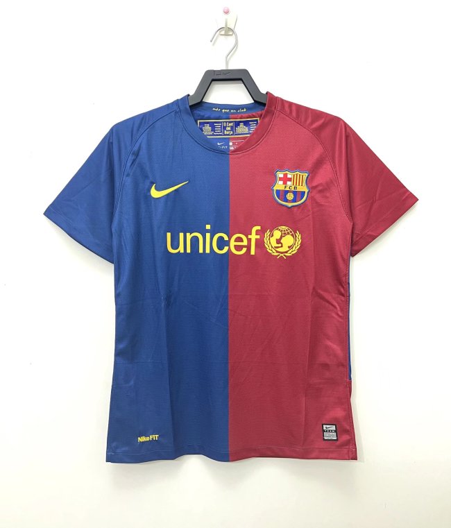 2008 2009 Barcelona Home Retro Soccer Jersey