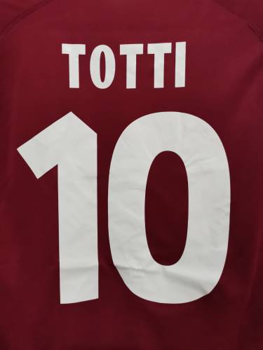 Retro Jersey 2000-2001 Roma #10 TOTTI home red soccer jersey size S-2XL