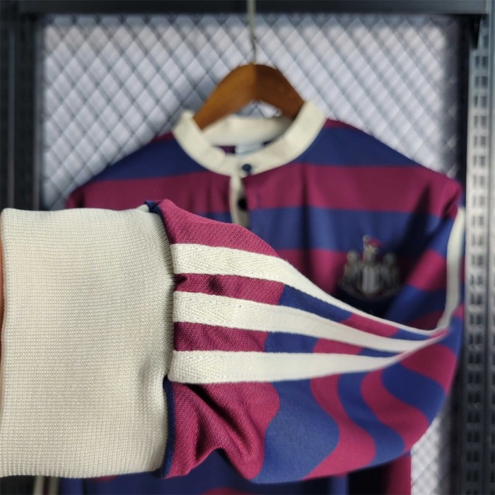 Retro Jersey 1995-1996 Newcastle  Away  long  sleeve Soccer Jersey