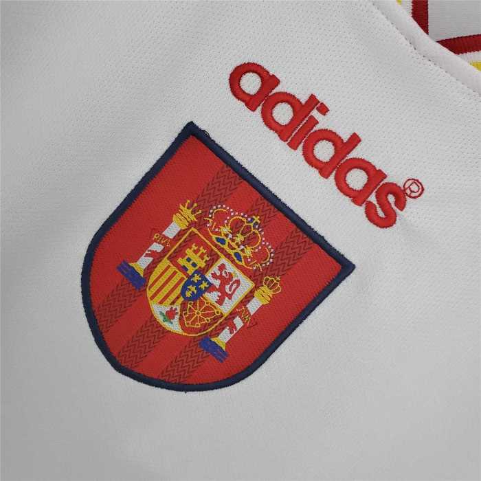 Retro Jersey1996  Spain R.HIERR0 6  Away  Soccer Jersey