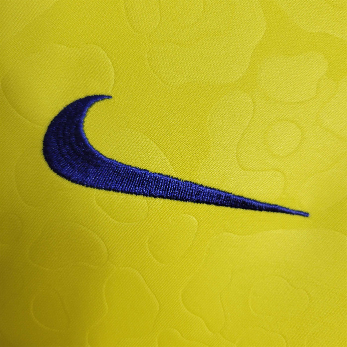 Retro Jersey 2022 Brazil Home long sleeve Soccer Jersey