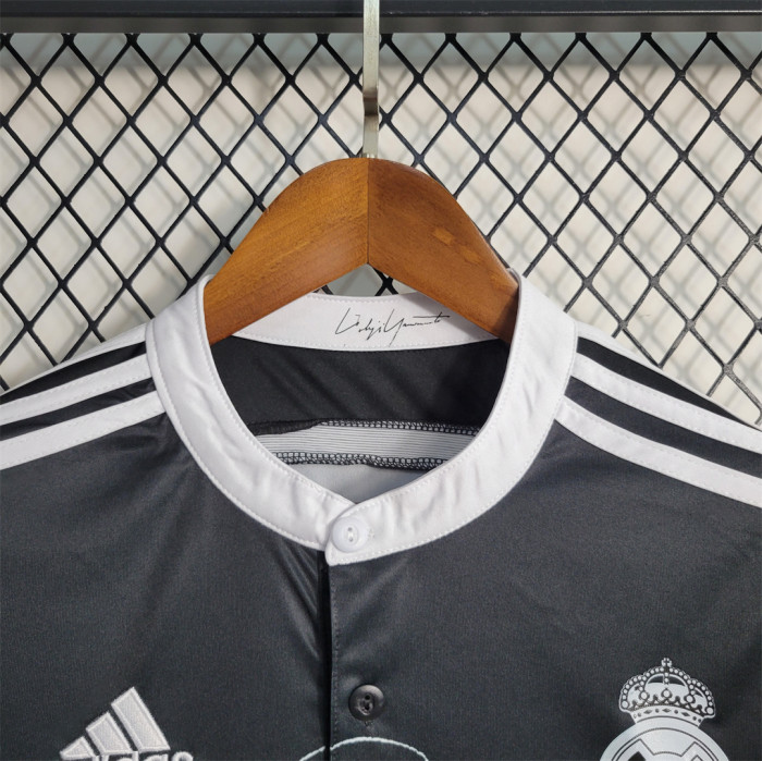 Retro Jersey Long Sleeve 2014-2015 Real Madrid RONALDO 7Third Away Black Soccer Jersey
