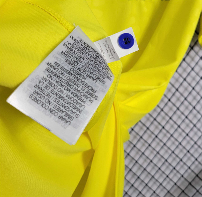 Retro Jersey 2022 Brazil Home long sleeve Soccer Jersey