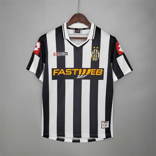 Retro Jersey 2001-2002 Juventus TREZEGUET 17 Home Soccer Jersey