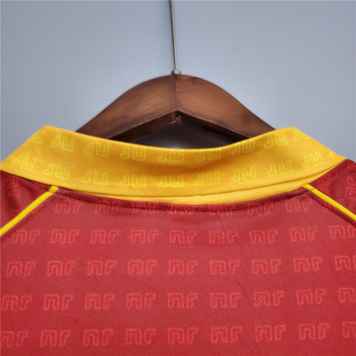 Retro Jersey1990-1991 As Roma  Barilla 9 Home Soccer Jersey
