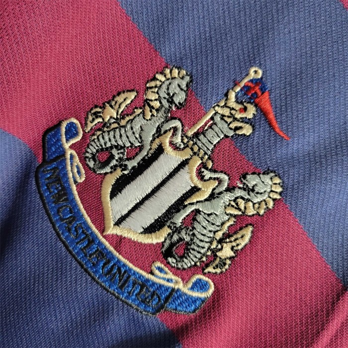 Retro Jersey 1995-1996 Newcastle  Away  long  sleeve Soccer Jersey