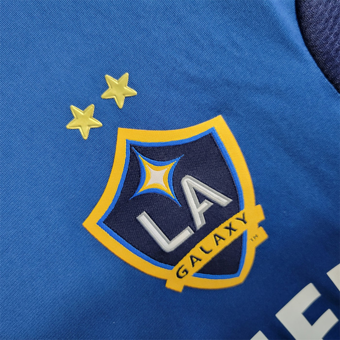 with MLS Patch Retro Football Shirt Long Sleeve 2011-2012 Los Angeles Galaxy Home Soccer Jersey
