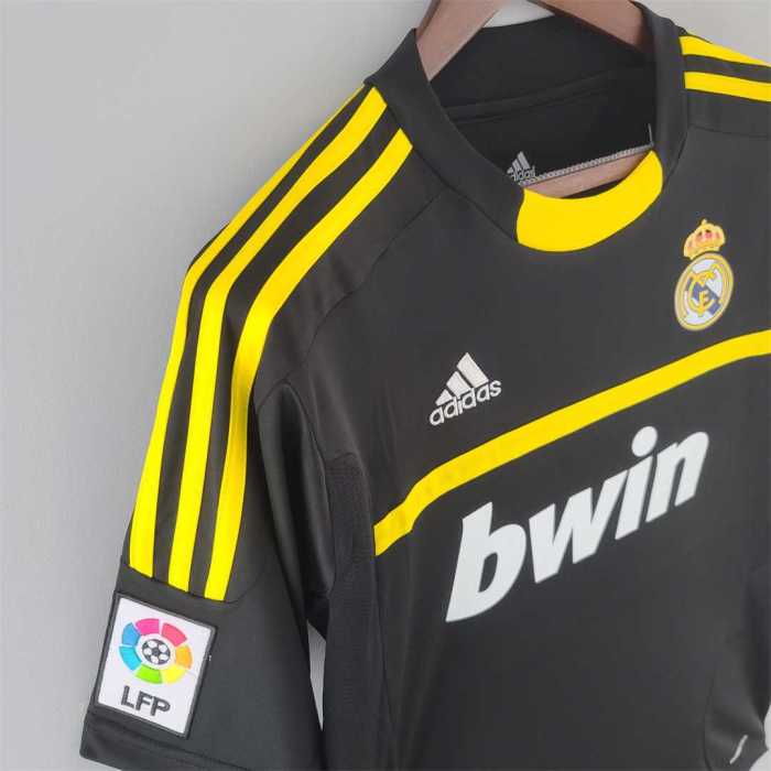 Retro Jersey 2011-2012 Real Madrid #1 FLRES goalkeeper black Away Soccer Jersey