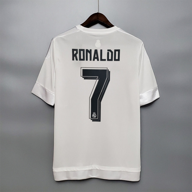 Retro Jersey2015-2016 Real Madrid RONALDO 7 Home Soccer Jersey
