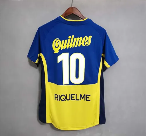 Retro Jersey 2001 Boca Juniors RIQUELME 10 Home Soccer Jersey