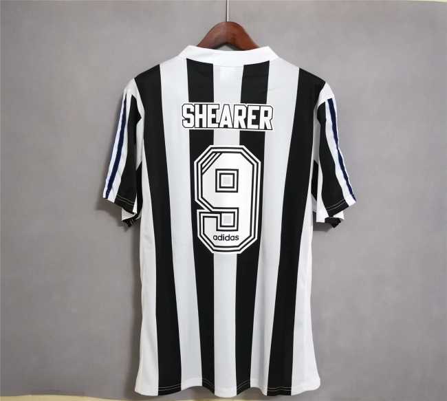 Retro Jersey 1995-1997 Newcastle  #9 BENZEMA  Home Soccer Jersey
