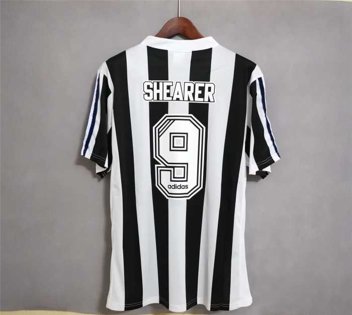 Retro Jersey 1995-1997 Newcastle  #9 BENZEMA  Home Soccer Jersey