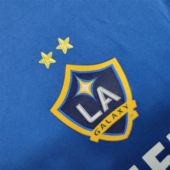 with MLS Patch Retro Football Shirt 2011-2012 Los Angeles Galaxy Home Soccer Jersey