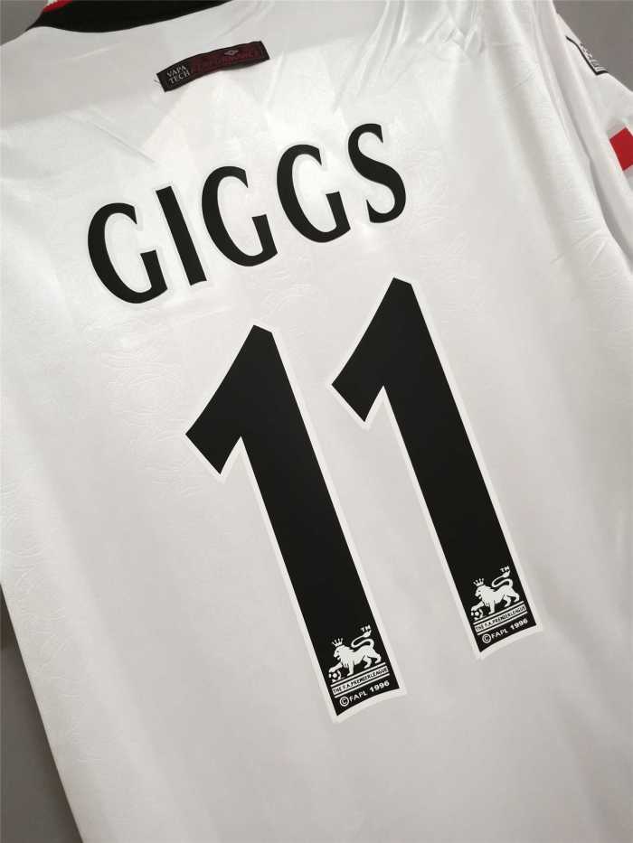 Retro Jersey1988 Manchester United  GIGGS 11 Away   Soccer Jersey