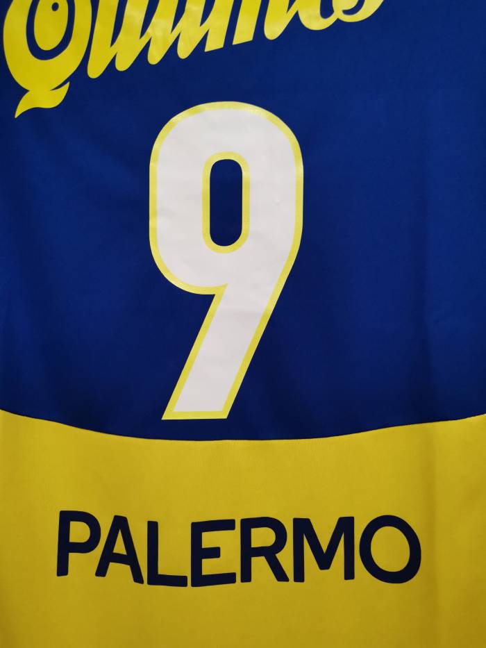 Retro Jersey 2001 Boca Juniors PALERMO 9 Home Soccer Jersey