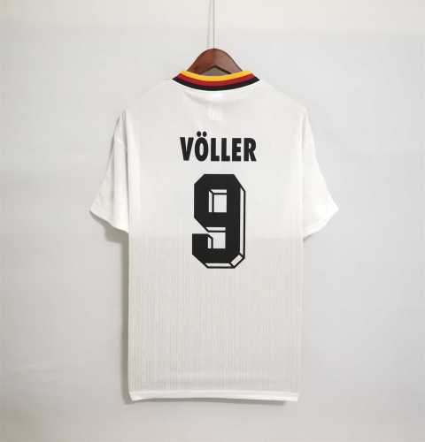 Retro Jersey 1994 Germany 9 VOLLER  Soccer Jersey
