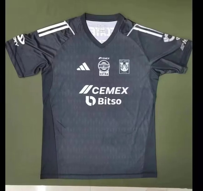 20232024 Tigres GoalkeeperK black soccer jersey