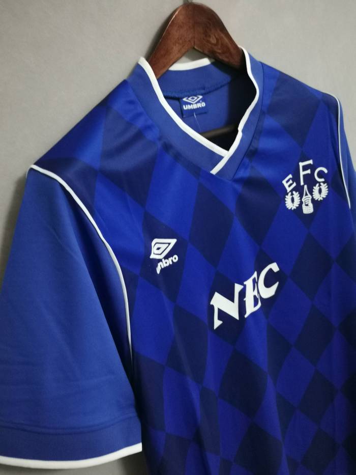Retro Jersey 1985-1986 Everton Home Bule Soccer Jersey