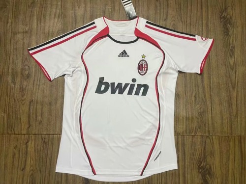 Retro Jersey 2006-2007  AC Milan  white Soccer Jersey